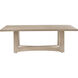 Arezza 90.5 X 47.25 inch Light Wash Dining Table